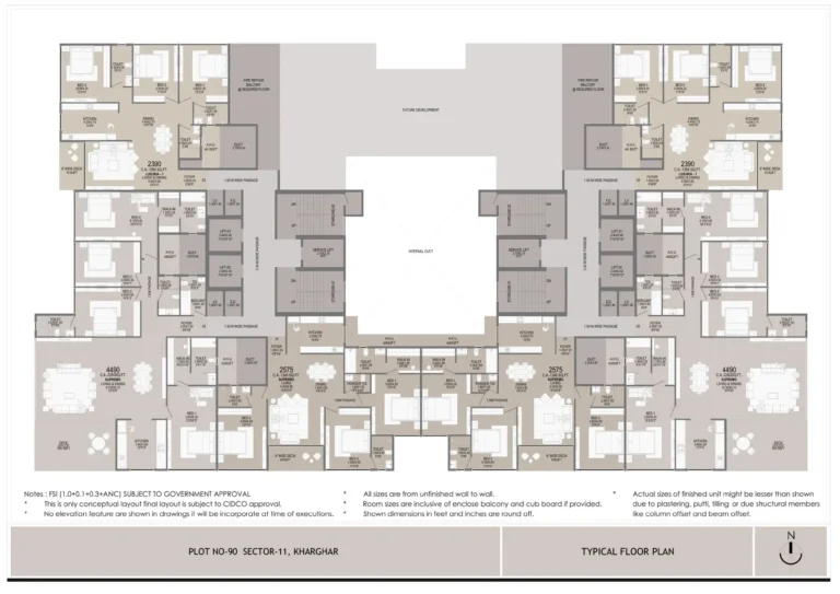 Platinum The Reserve Kharghar Full Layout